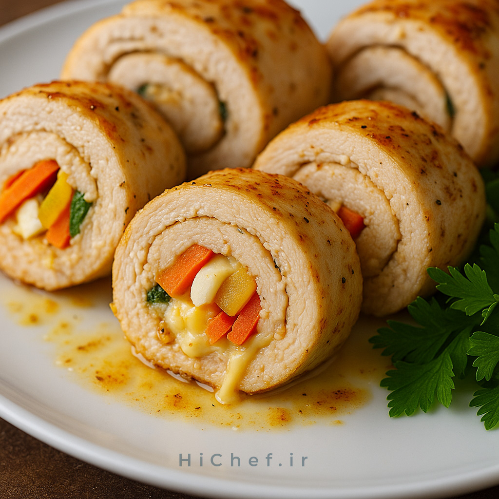 رولت مرغ مجلسی